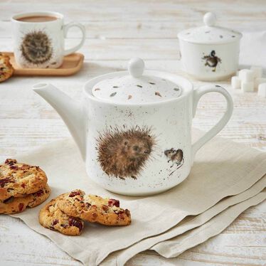 Wrendale Designs 1pt Teapot (H'hog & Mouse)